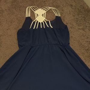 Navy blue dress